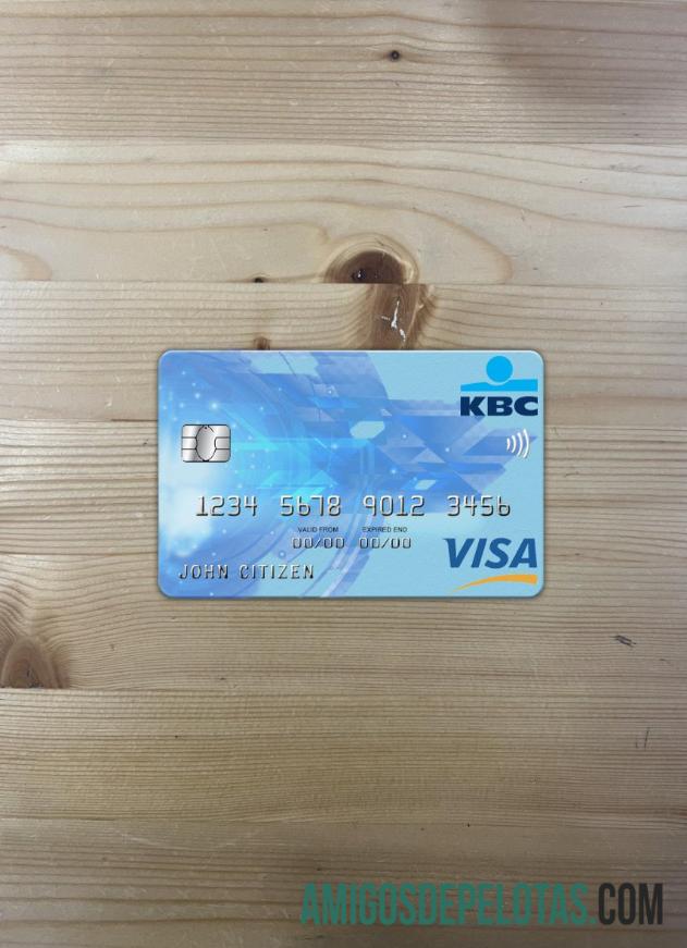 Bélgica KBC Bank Visa Card Photolook Front modelo